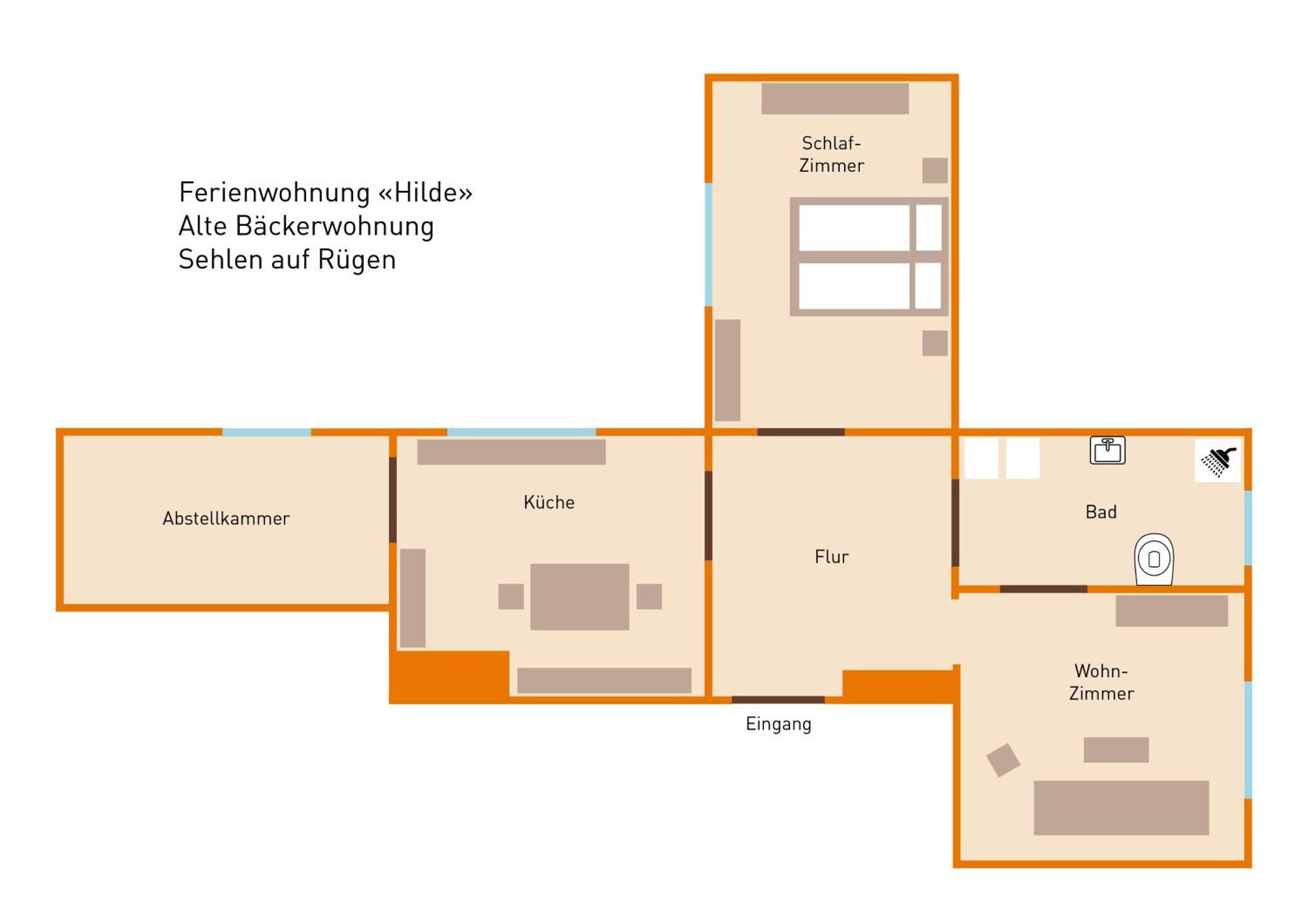 Apartmán Alte Baeckerei Gnade Auf Ruegen Sehlen Exteriér fotografie